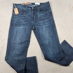 TK Axel Slim Boot Jeans Mens Size 38x32 Dark Wash Denim Bootcut NWTs